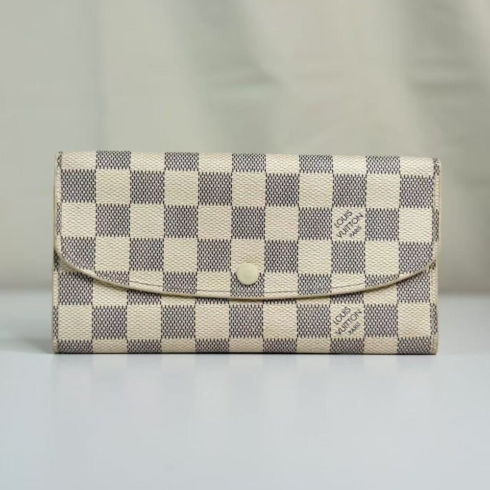 Louis Vuitton Emilie Wallet Damier Azur